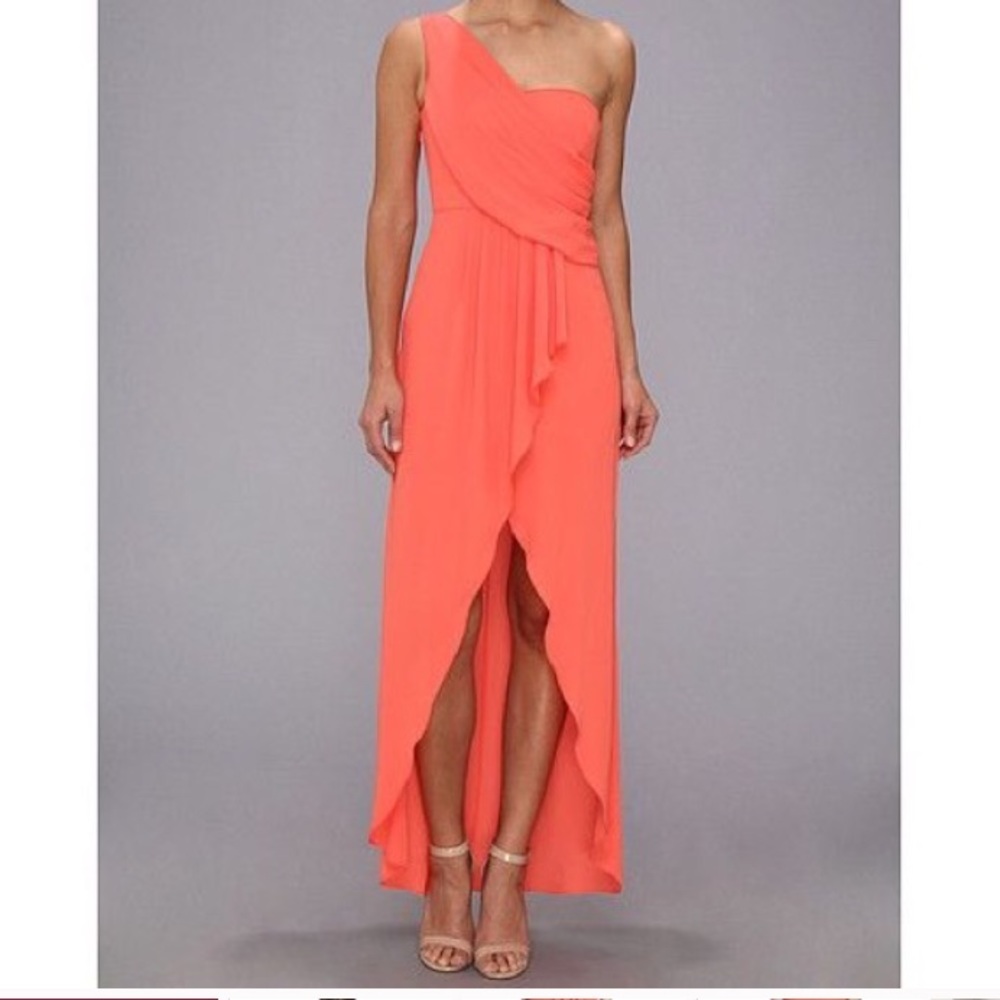 BCBG Kail One shoulder dress